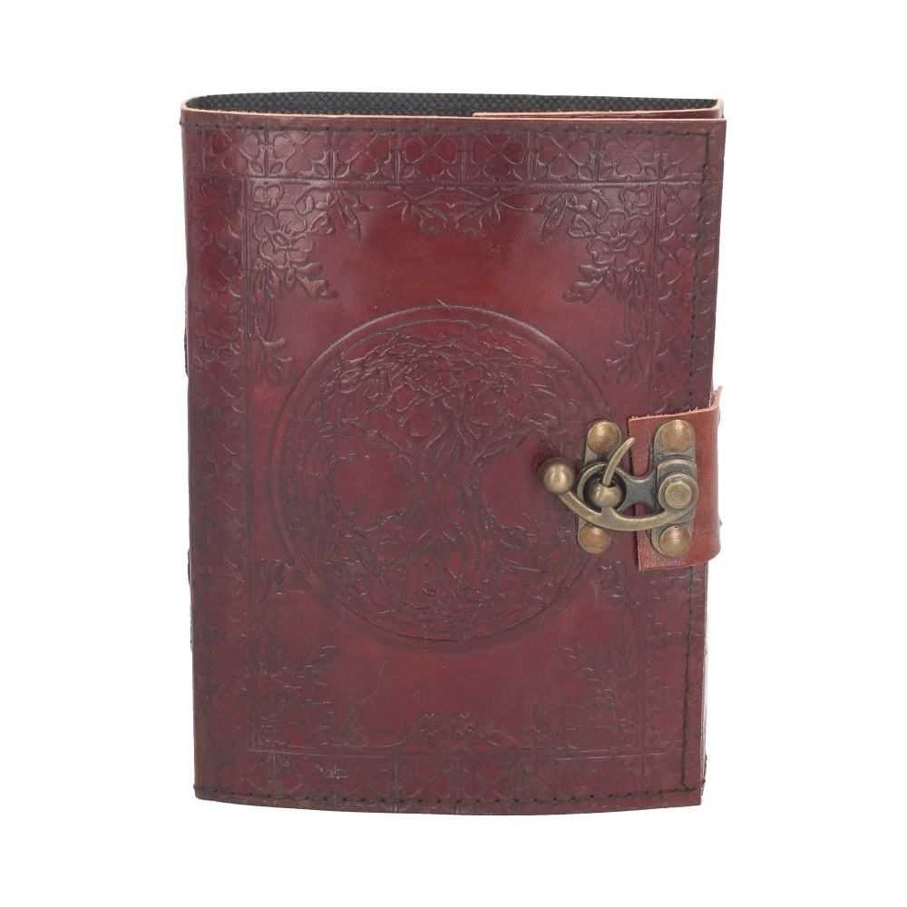Nemesis Now - Tree Of Life Leather Journal w/lock 15 x 21cm Notizbuch - Mehrfarben